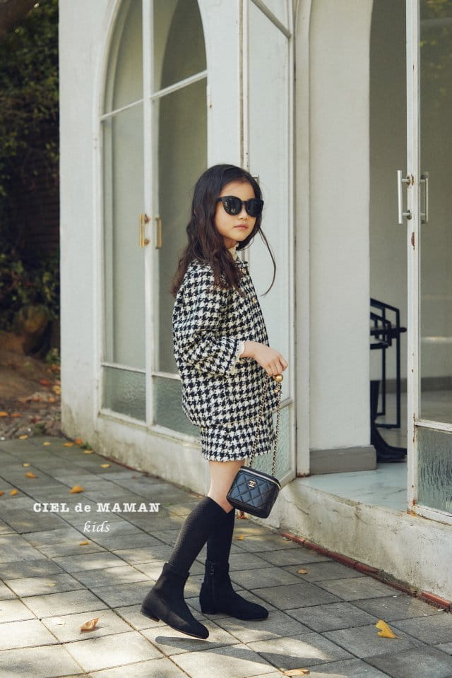 CIEL DE MAMAN - Korean Children Fashion - #Kfashion4kids - Coco Twid Top Bottom Set - 12