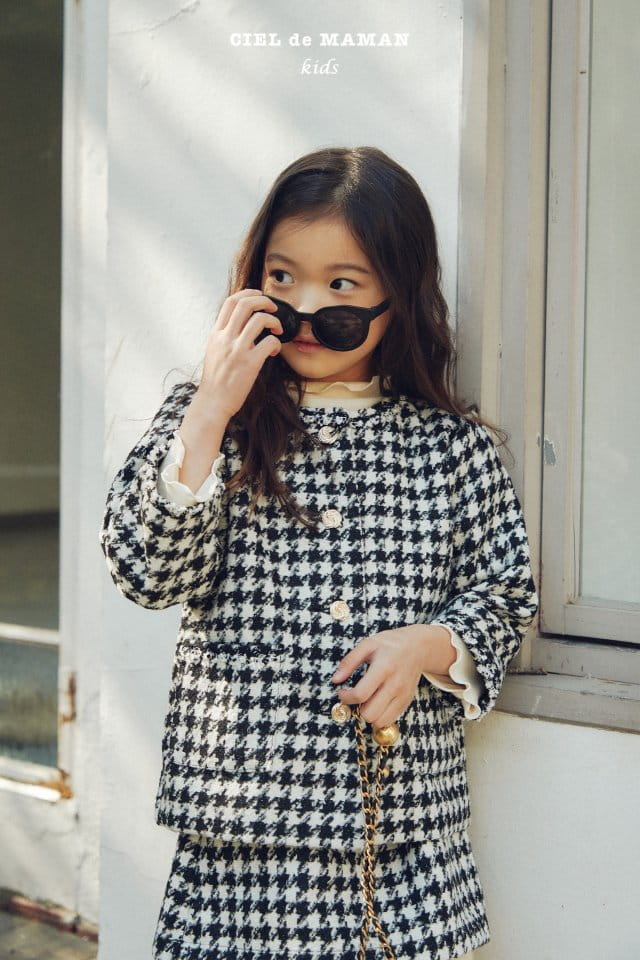 CIEL DE MAMAN - Korean Children Fashion - #Kfashion4kids - Coco Twid Top Bottom Set - 3