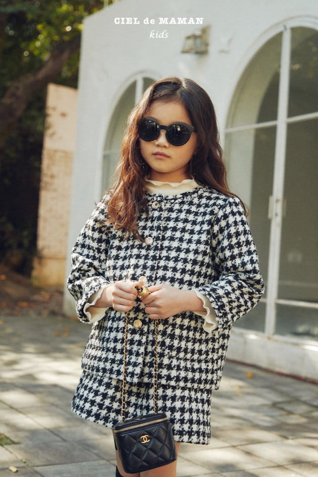 CIEL DE MAMAN - Korean Children Fashion - #Kfashion4kids - Coco Twid Top Bottom Set - 5