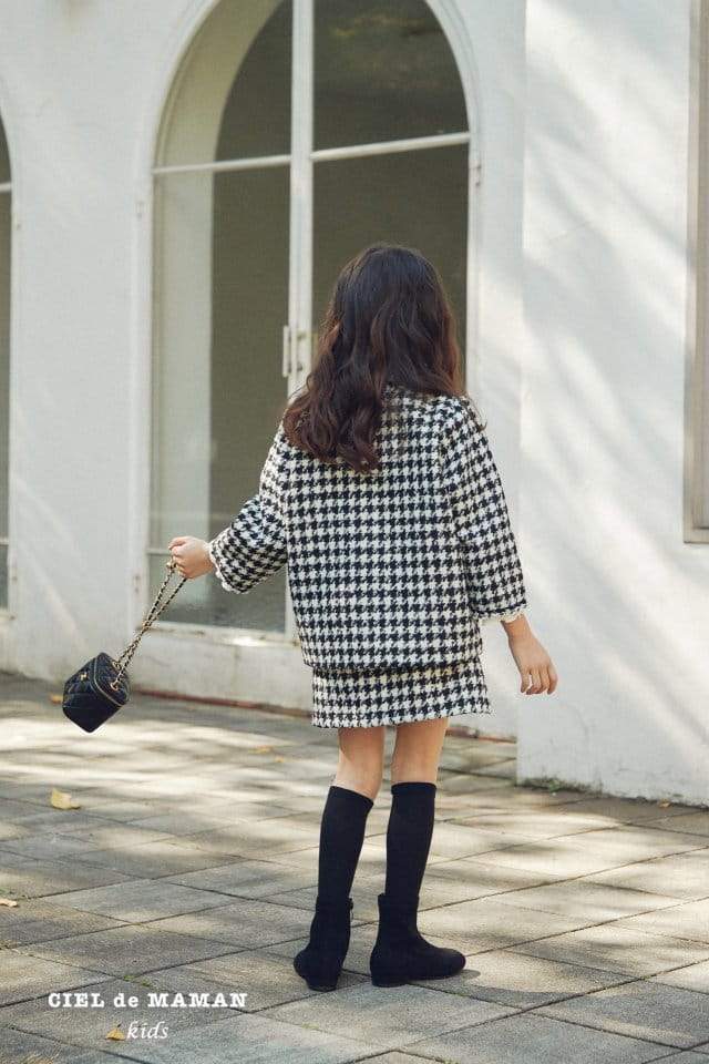 CIEL DE MAMAN - Korean Children Fashion - #Kfashion4kids - Coco Twid Top Bottom Set - 8