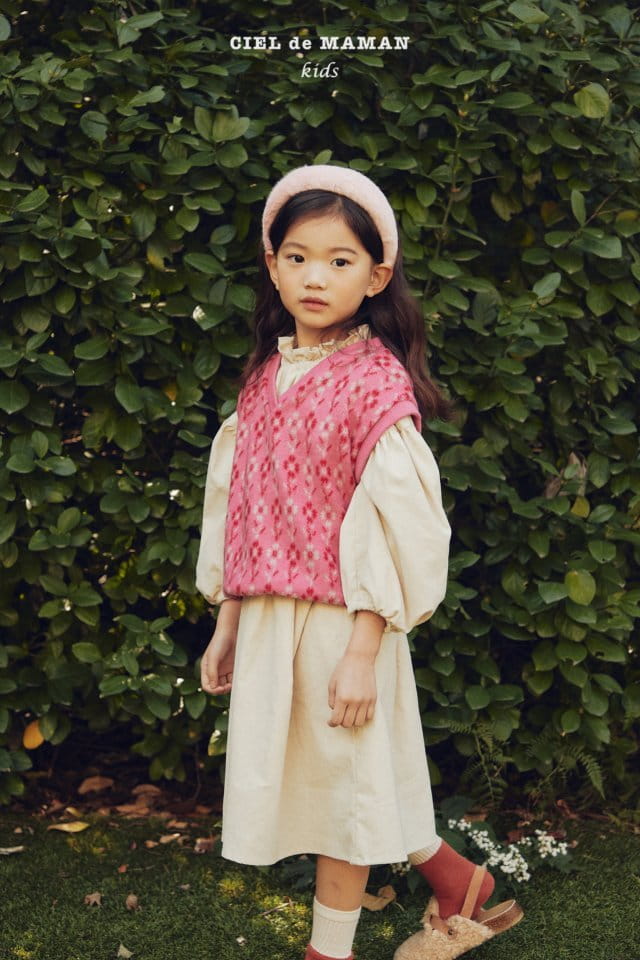 CIEL DE MAMAN - Korean Children Fashion - #Kfashion4kids - Winter Frill One-piece - 10