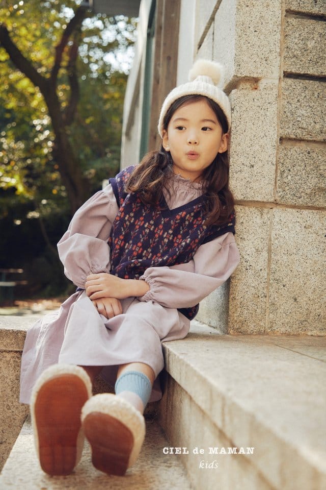 CIEL DE MAMAN - Korean Children Fashion - #Kfashion4kids - Winter Frill One-piece - 7