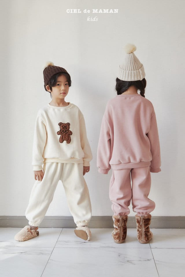 CIEL DE MAMAN - Korean Children Fashion - #Kfashion4kids - Bbogle Bear Top Bottom Set - 10