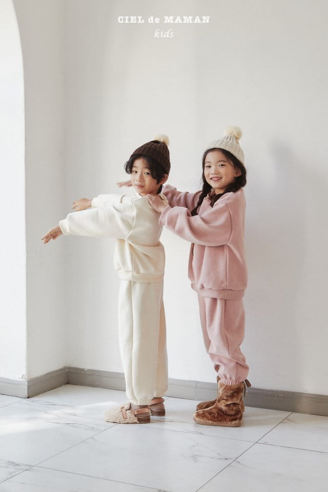 CIEL DE MAMAN - Korean Children Fashion - #Kfashion4kids - Bbogle Bear Top Bottom Set - 12