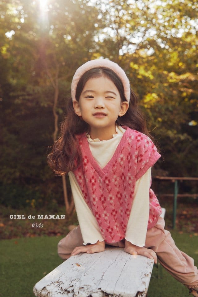 CIEL DE MAMAN - Korean Children Fashion - #Kfashion4kids - High Teen Vest - 11