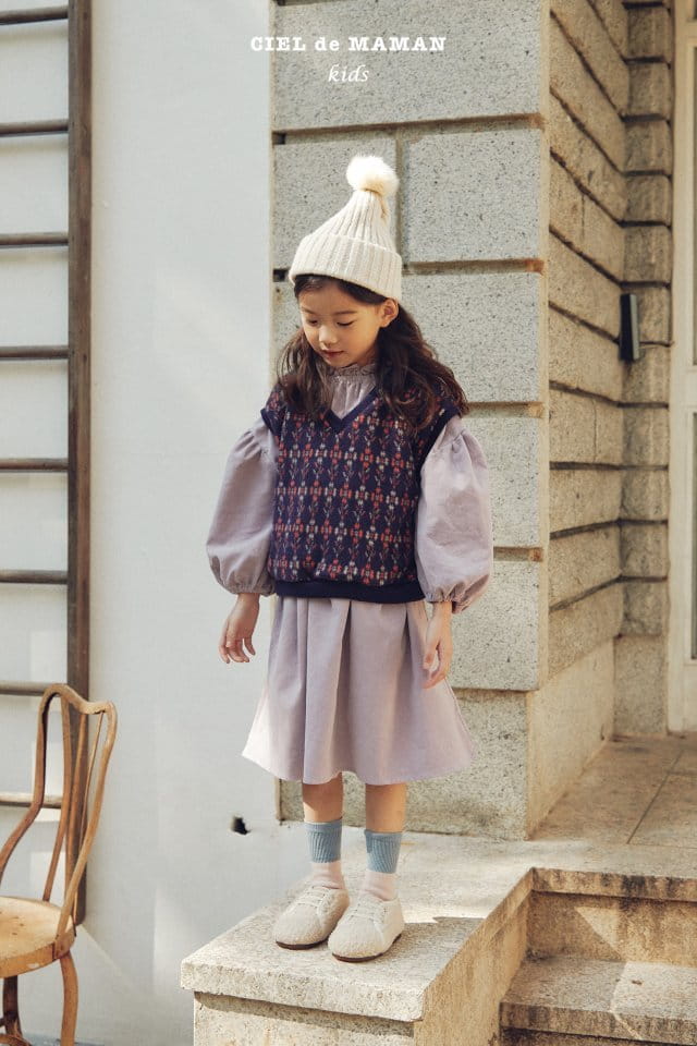 CIEL DE MAMAN - Korean Children Fashion - #Kfashion4kids - High Teen Vest - 2