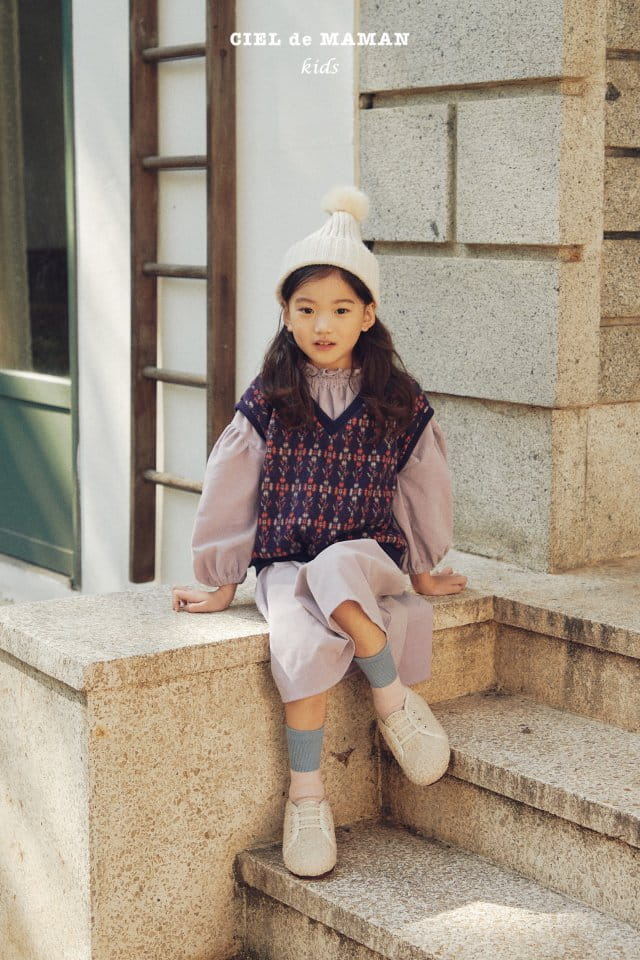 CIEL DE MAMAN - Korean Children Fashion - #Kfashion4kids - High Teen Vest - 3