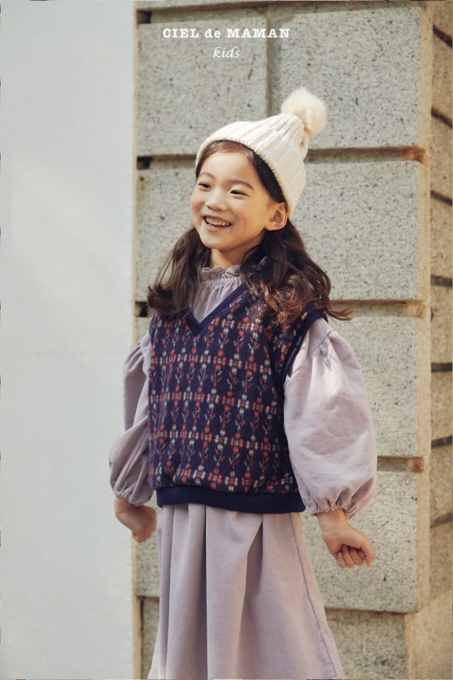 CIEL DE MAMAN - Korean Children Fashion - #Kfashion4kids - High Teen Vest - 4