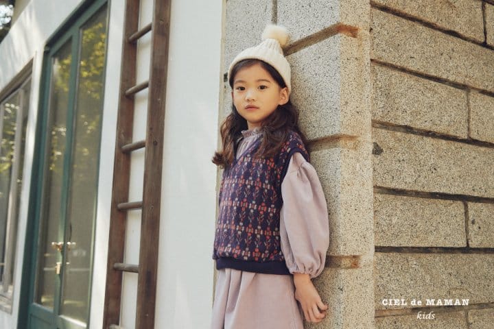 CIEL DE MAMAN - Korean Children Fashion - #Kfashion4kids - High Teen Vest - 5
