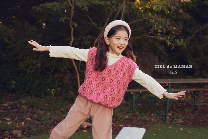 CIEL DE MAMAN - Korean Children Fashion - #Kfashion4kids - High Teen Vest - 8