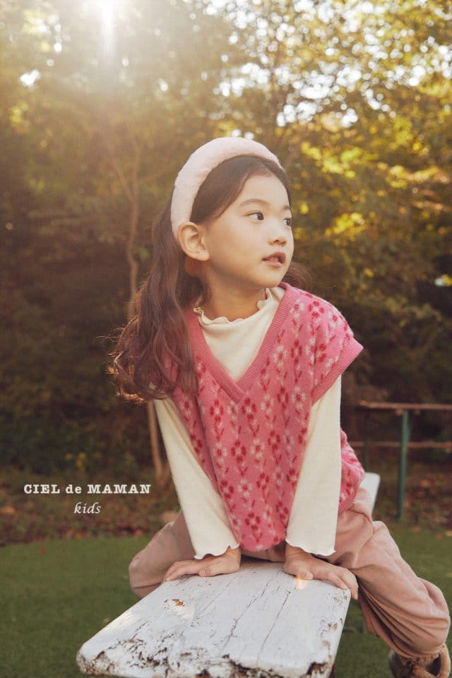 CIEL DE MAMAN - Korean Children Fashion - #Kfashion4kids - High Teen Vest - 9