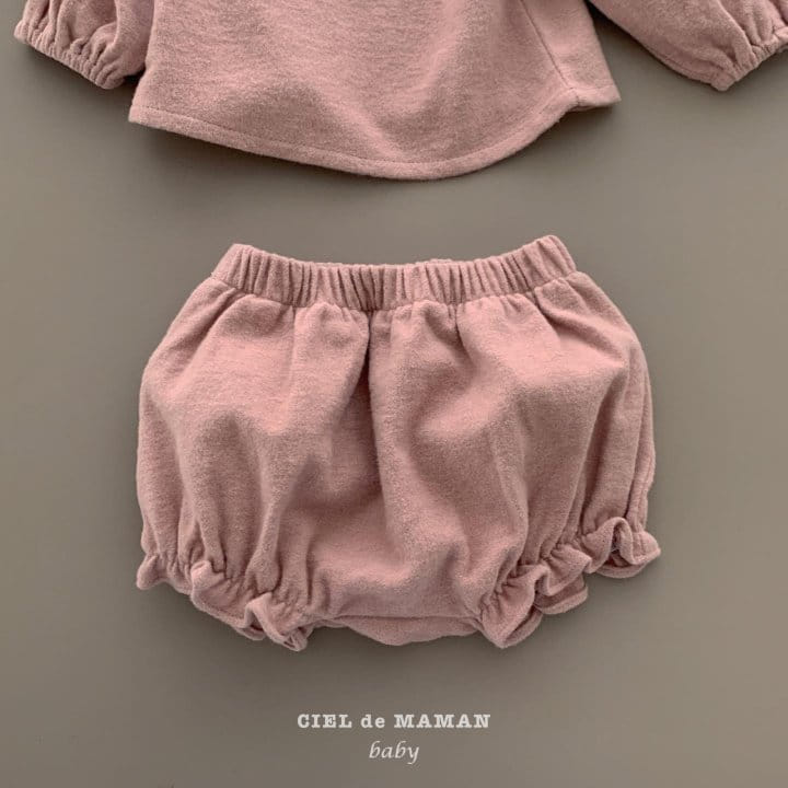 CIEL DE MAMAN - Korean Children Fashion - #Kfashion4kids - Duck Embroidery Top Bloomer Set - 4
