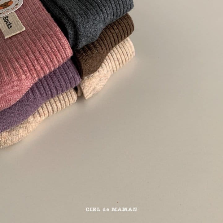 CIEL DE MAMAN - Korean Children Fashion - #Kfashion4kids - Warm Socks [set of 3] - 6