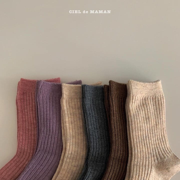 CIEL DE MAMAN - Korean Children Fashion - #Kfashion4kids - Warm Socks [set of 3] - 8