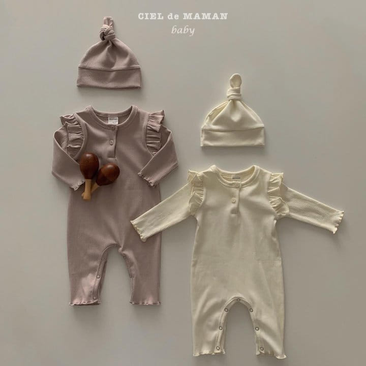 CIEL DE MAMAN - Korean Children Fashion - #Kfashion4kids - Wing All In One bodysuit with Hat