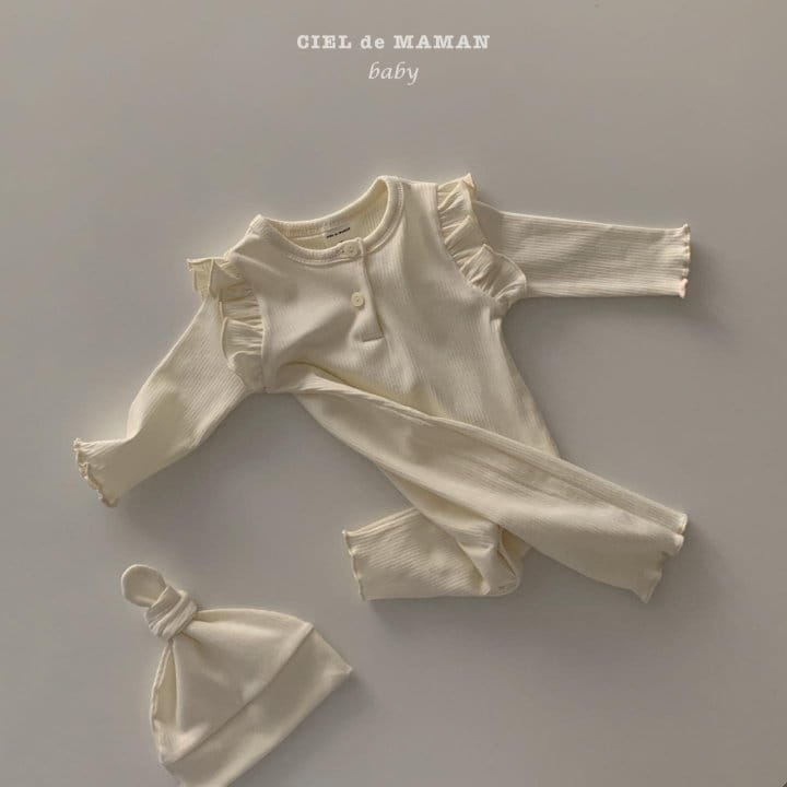 CIEL DE MAMAN - Korean Children Fashion - #Kfashion4kids - Wing All In One bodysuit with Hat - 10