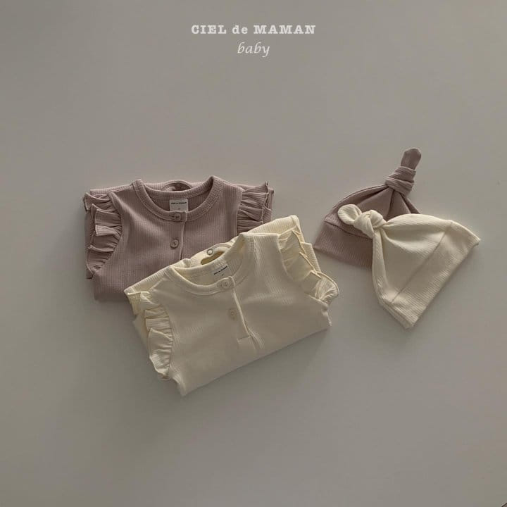 CIEL DE MAMAN - Korean Children Fashion - #Kfashion4kids - Wing All In One bodysuit with Hat - 5