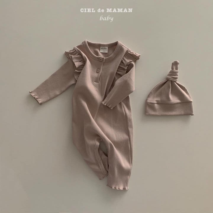 CIEL DE MAMAN - Korean Children Fashion - #Kfashion4kids - Wing All In One bodysuit with Hat - 7