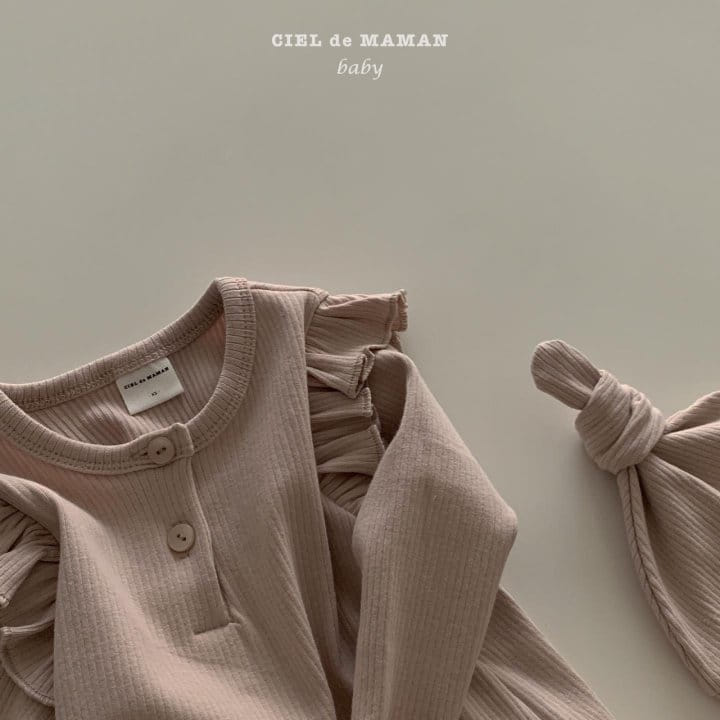 CIEL DE MAMAN - Korean Children Fashion - #Kfashion4kids - Wing All In One bodysuit with Hat - 8