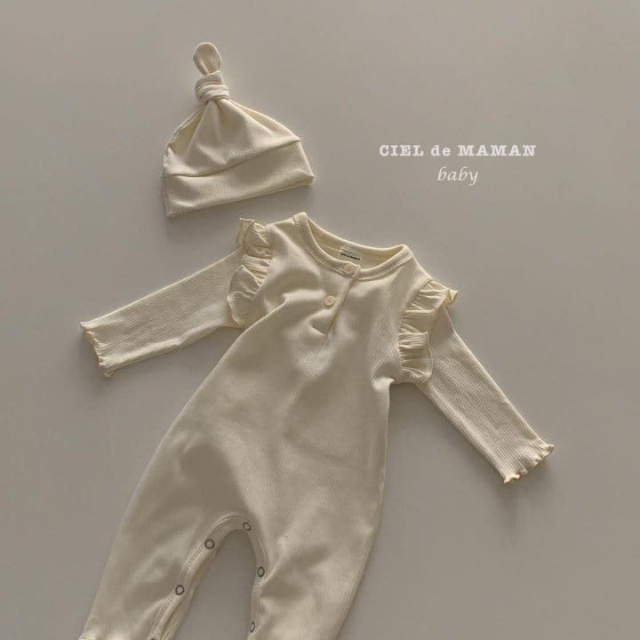 CIEL DE MAMAN - Korean Children Fashion - #Kfashion4kids - Wing All In One bodysuit with Hat - 9