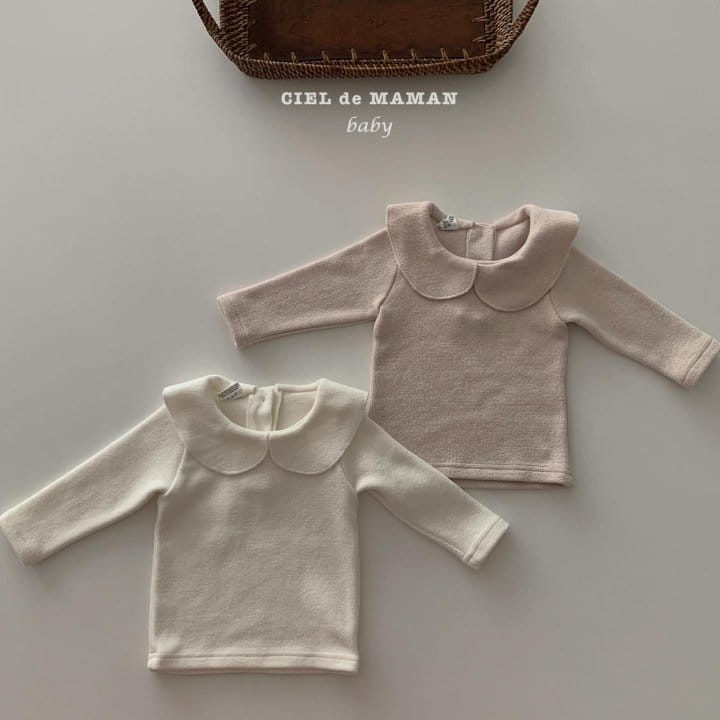 CIEL DE MAMAN - Korean Children Fashion - #Kfashion4kids - Circle Collar Blouse