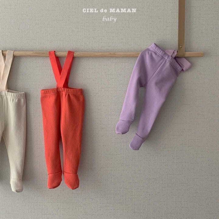 CIEL DE MAMAN - Korean Children Fashion - #Kfashion4kids - Dungarees Foot Leggings