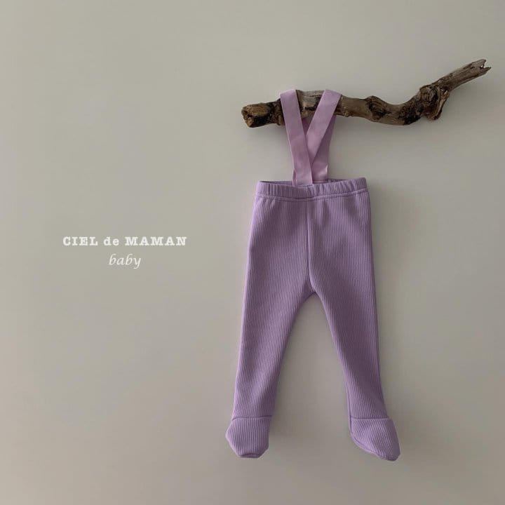 CIEL DE MAMAN - Korean Children Fashion - #Kfashion4kids - Dungarees Foot Leggings - 3