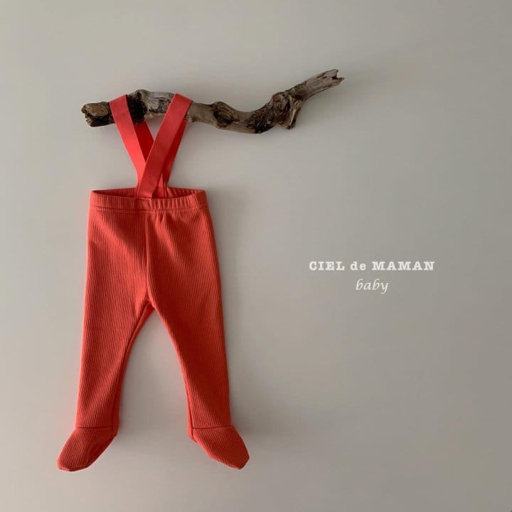 CIEL DE MAMAN - Korean Children Fashion - #Kfashion4kids - Dungarees Foot Leggings - 4