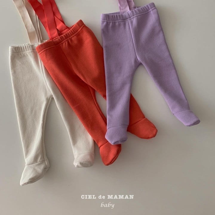 CIEL DE MAMAN - Korean Children Fashion - #Kfashion4kids - Dungarees Foot Leggings - 5