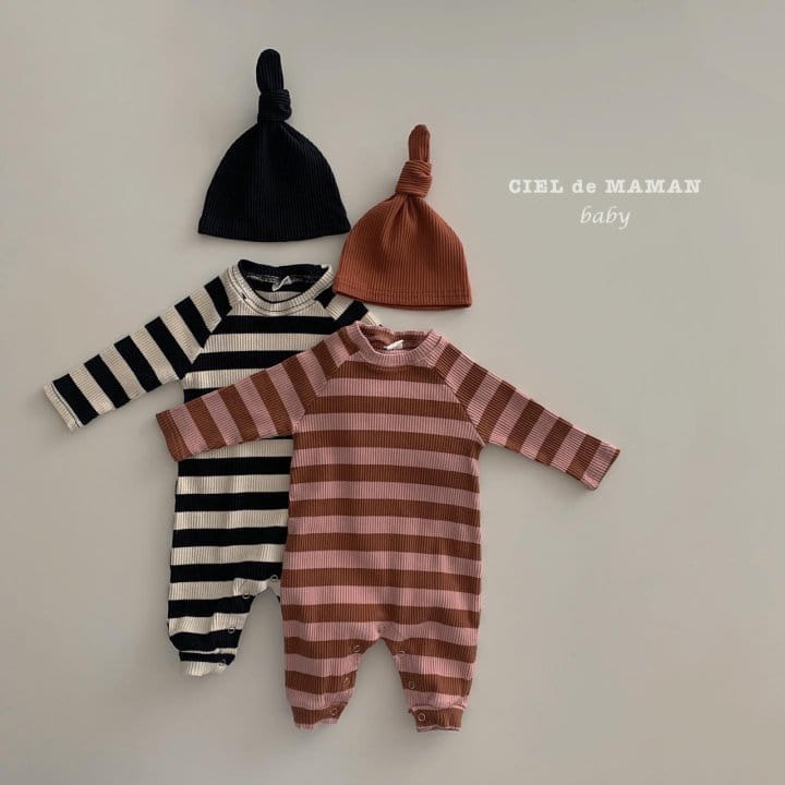 CIEL DE MAMAN - Korean Children Fashion - #Kfashion4kids - Bbabbiyoung All In One Bodysuit with Hat