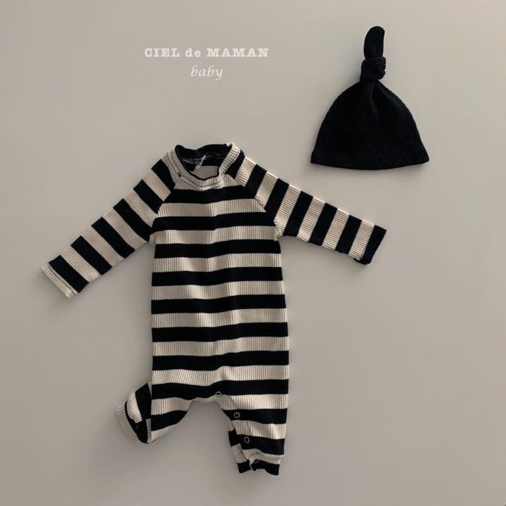 CIEL DE MAMAN - Korean Children Fashion - #Kfashion4kids - Bbabbiyoung All In One Bodysuit with Hat - 9