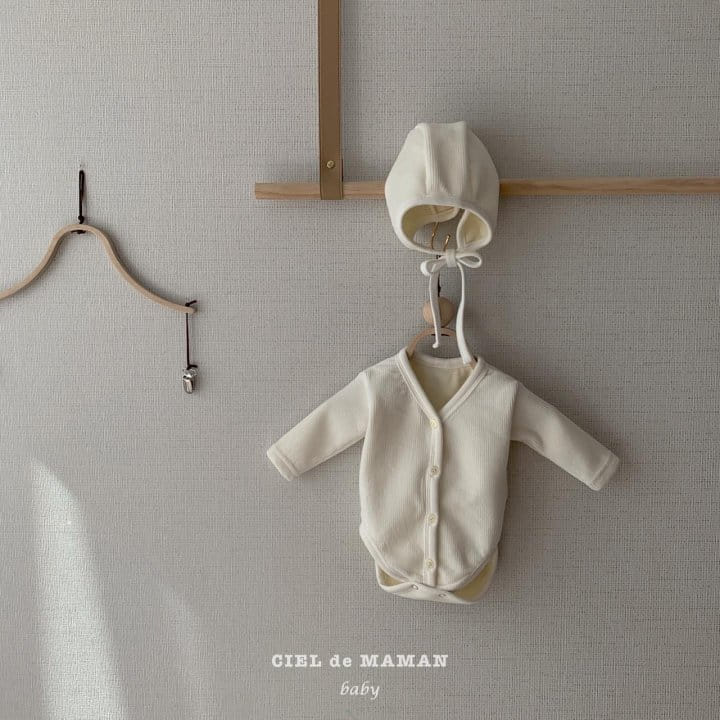 CIEL DE MAMAN - Korean Children Fashion - #Kfashion4kids - Minky Rib Bodysuit - 5