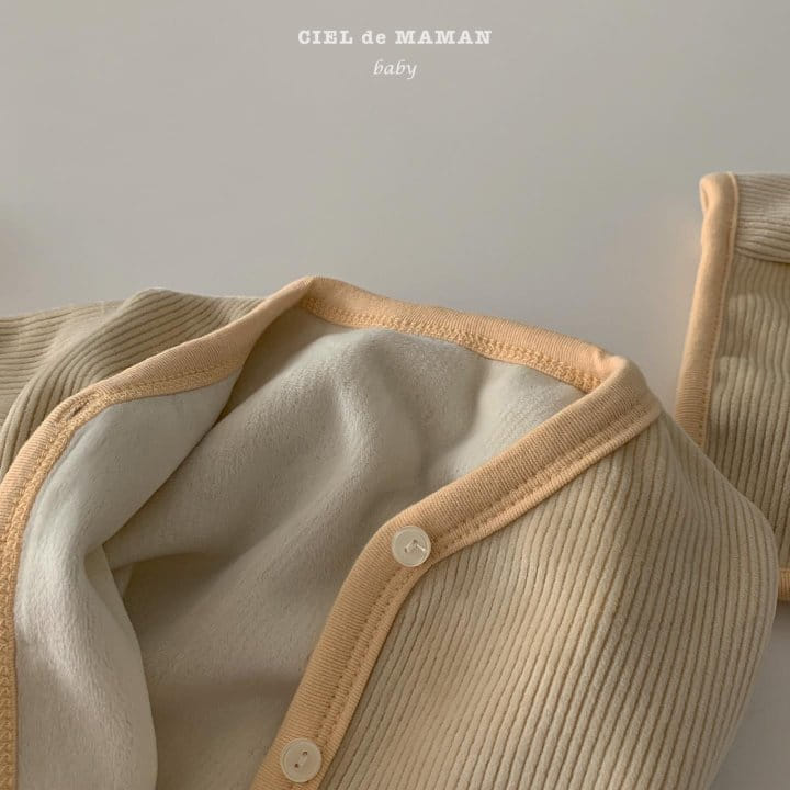CIEL DE MAMAN - Korean Children Fashion - #Kfashion4kids - Minky Rib Bodysuit - 7