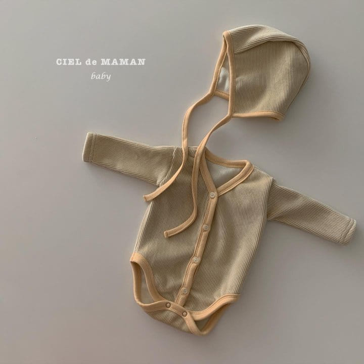 CIEL DE MAMAN - Korean Children Fashion - #Kfashion4kids - Minky Rib Bodysuit - 8