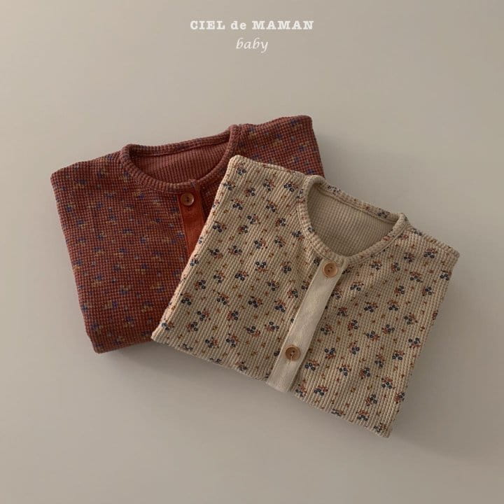 CIEL DE MAMAN - Korean Children Fashion - #Kfashion4kids - Flower All in One Bodysuit  - 2