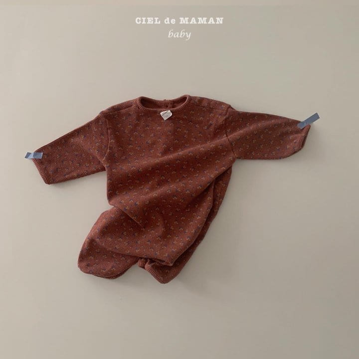 CIEL DE MAMAN - Korean Children Fashion - #Kfashion4kids - Flower All in One Bodysuit  - 7