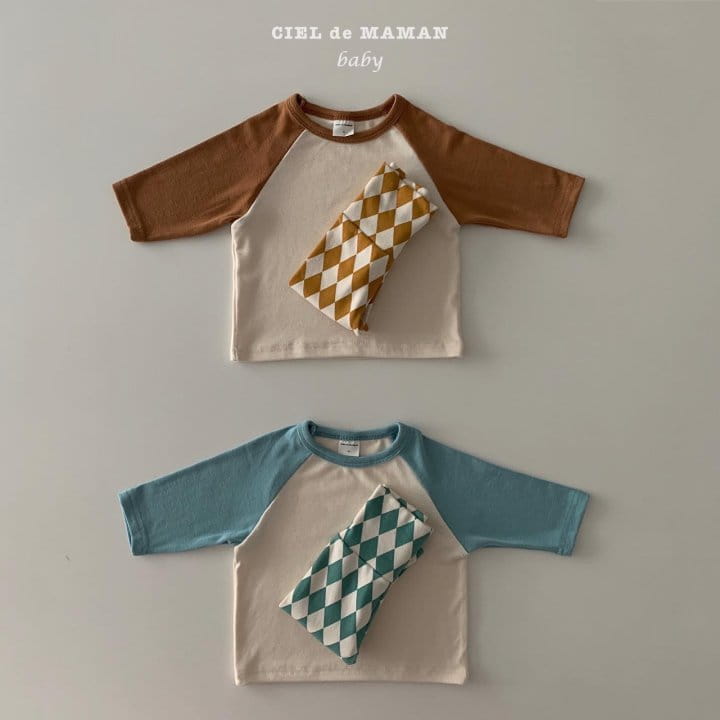 CIEL DE MAMAN - Korean Children Fashion - #Kfashion4kids - Dia Bottom Raglan Top Bottom Set