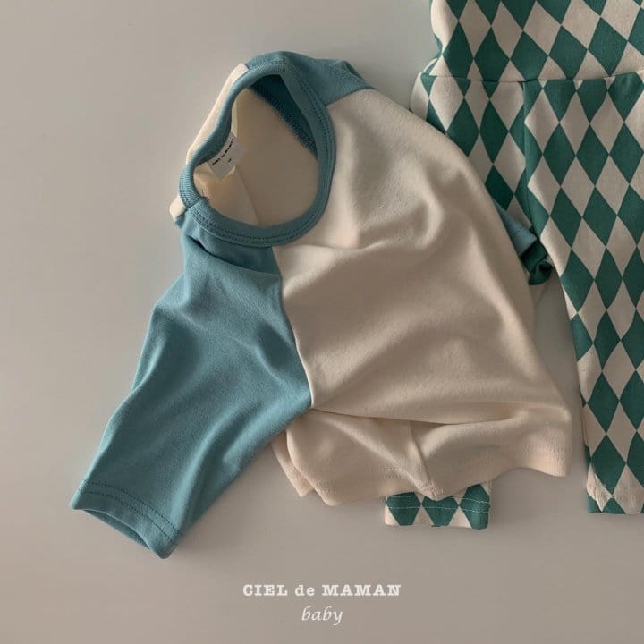 CIEL DE MAMAN - Korean Children Fashion - #Kfashion4kids - Dia Bottom Raglan Top Bottom Set - 8