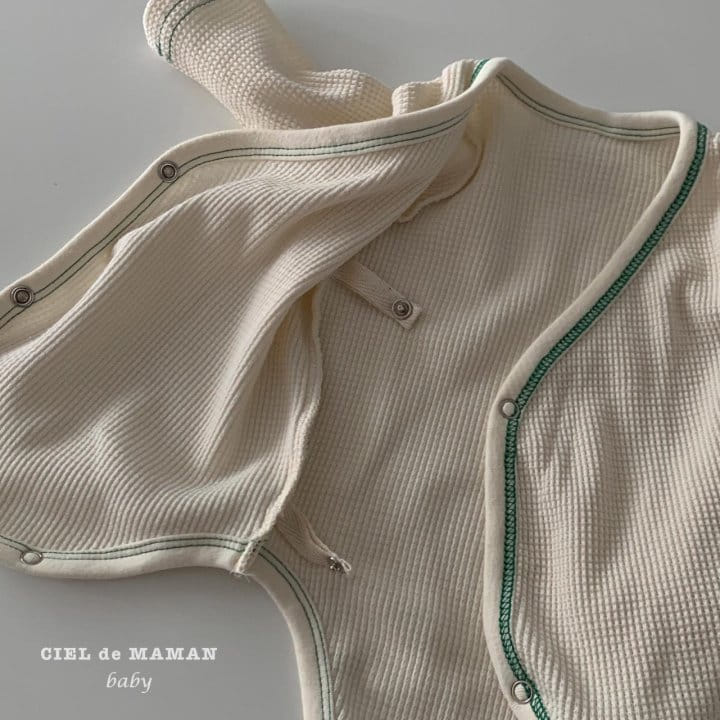 CIEL DE MAMAN - Korean Children Fashion - #Kfashion4kids - Croiffle Bodysuit Bloomer Set - 5