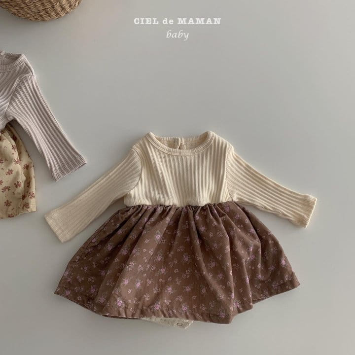 CIEL DE MAMAN - Korean Children Fashion - #Kfashion4kids - Roa One-piece Bodysuit - 3