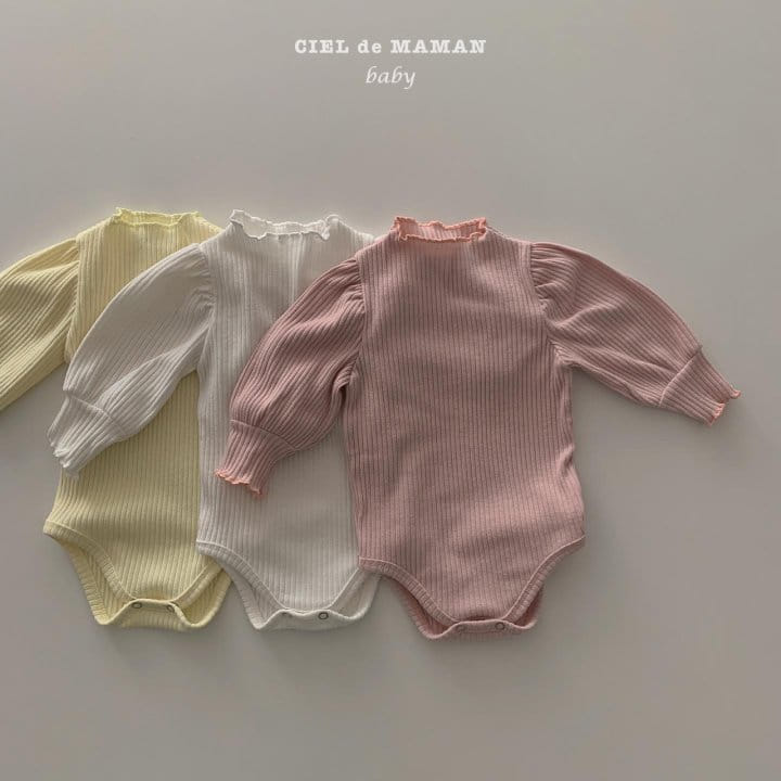 CIEL DE MAMAN - Korean Children Fashion - #Kfashion4kids - Shirring Princess Bodysuit