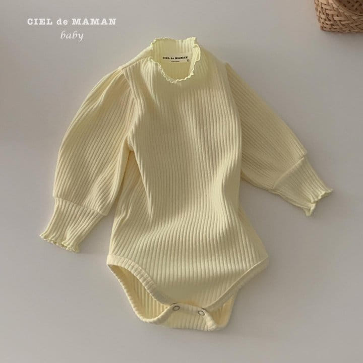 CIEL DE MAMAN - Korean Children Fashion - #Kfashion4kids - Shirring Princess Bodysuit - 6
