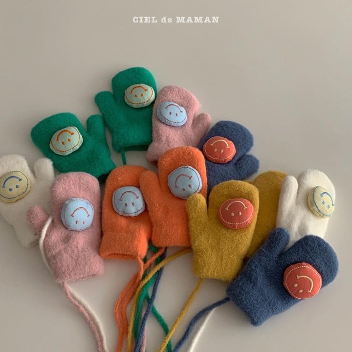 CIEL DE MAMAN - Korean Children Fashion - #Kfashion4kids - Smile Gloves