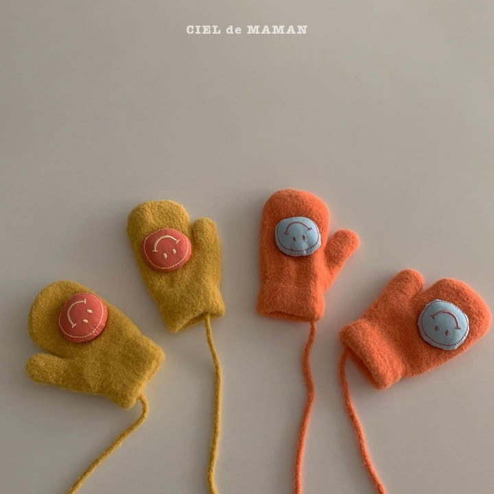 CIEL DE MAMAN - Korean Children Fashion - #Kfashion4kids - Smile Gloves - 2