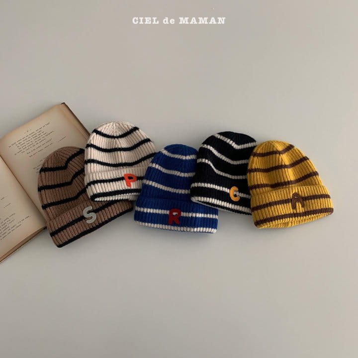 CIEL DE MAMAN - Korean Children Fashion - #Kfashion4kids - Stripes Beanie