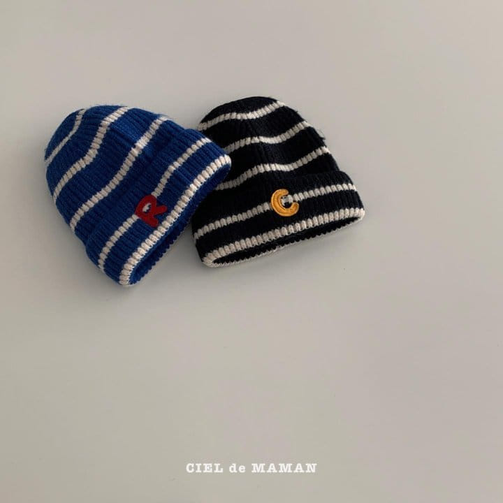 CIEL DE MAMAN - Korean Children Fashion - #Kfashion4kids - Stripes Beanie - 2
