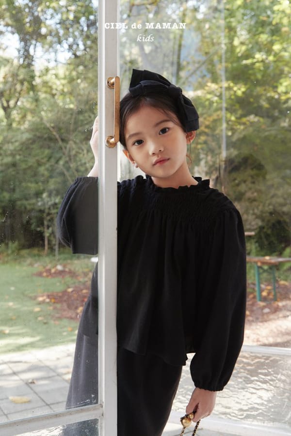 CIEL DE MAMAN - Korean Children Fashion - #Kfashion4kids - W Smocked Top Bottom Set - 10