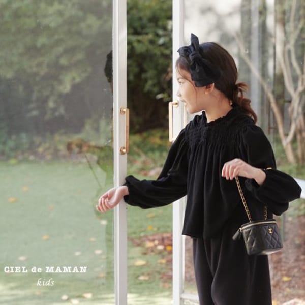 CIEL DE MAMAN - Korean Children Fashion - #Kfashion4kids - W Smocked Top Bottom Set - 5