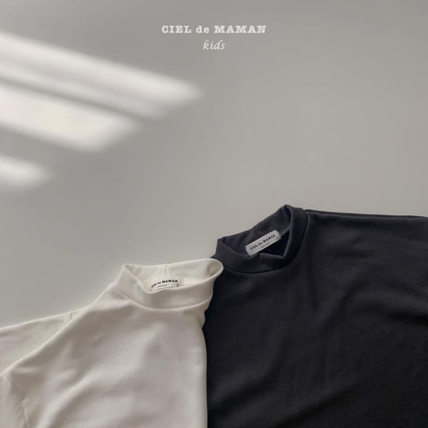 CIEL DE MAMAN - Korean Children Fashion - #Kfashion4kids - W 1+1 Half Turtleneck Tee - 4