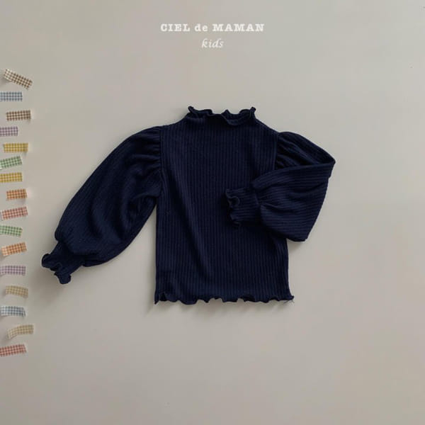 CIEL DE MAMAN - Korean Children Fashion - #Kfashion4kids - Shirring Tee